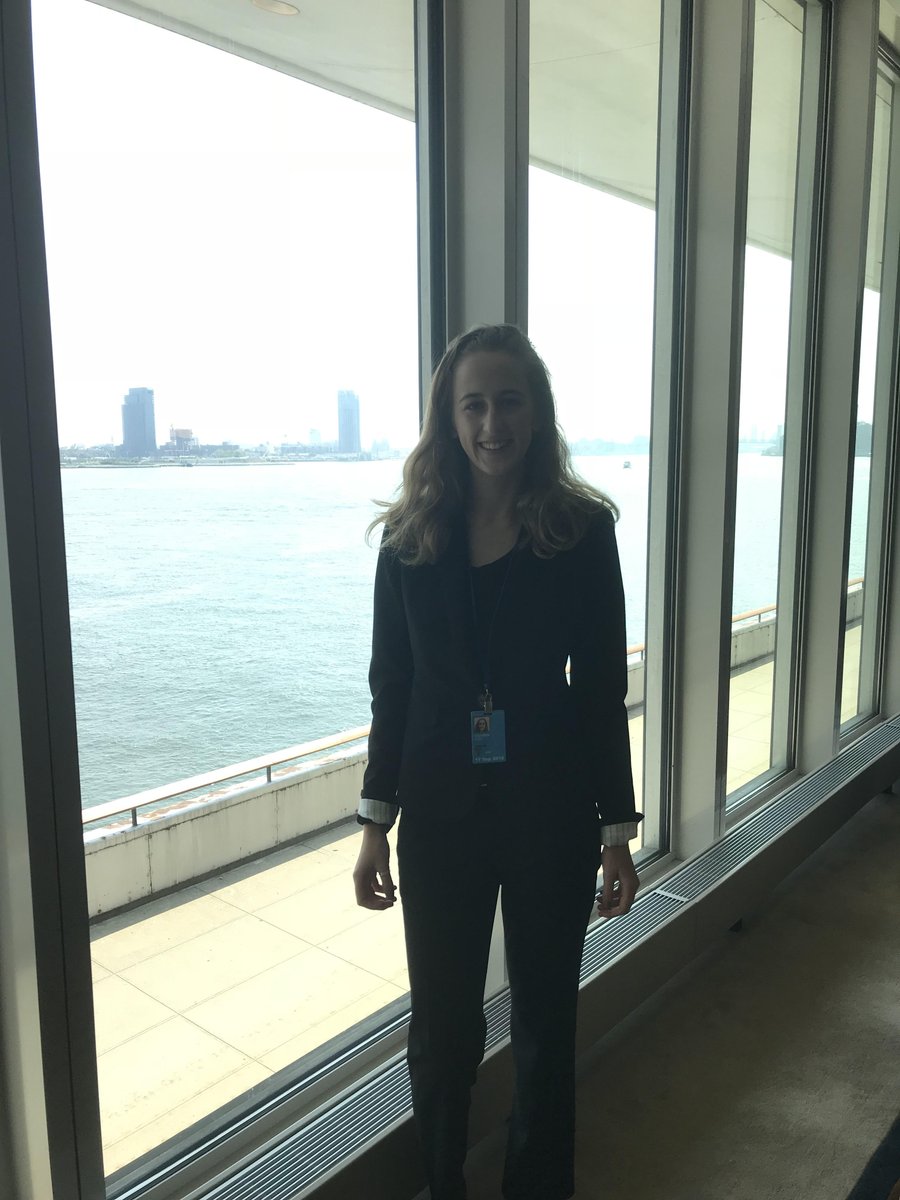 oceanscientists's tweet photo. Here is OSIP's Sophie Coassin during the first week of the BBNJ conference! Read what she has to say about the negotiations here: https://t.co/1JZmvh3s4d #BBNJ https://t.co/GX5bvUein2