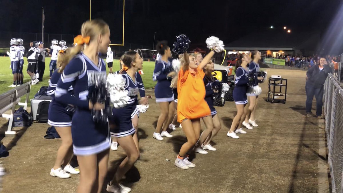 cphscheerteam's tweet photo. Thanks for being such awesome fans @Cp6thMan @RebelsThemes ! We love your spirit at games and of course we can’t forget our fans of the game! #rebelnation #cpfootball https://t.co/ICzcA6OP5c