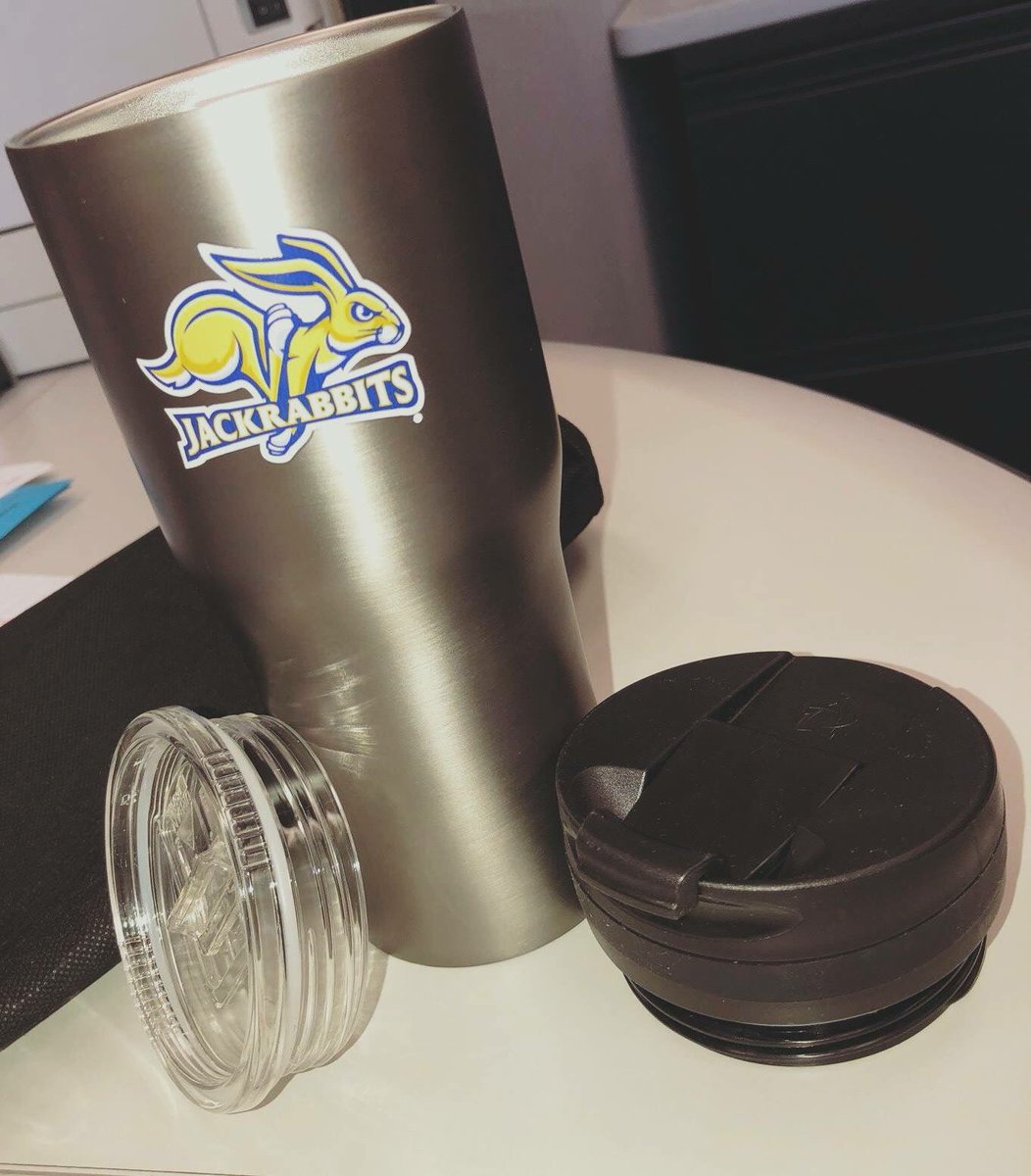 SDSU_CS's tweet image. Look at these stainless steel Jackrabbit mugs! They come with a bag, hot &amp;amp; cold screw on lid, so it is sure to stay on! The SDSU Consumer Affairs Club is selling these for $25. To purchase your very own please contact the Consumer Affairs Club.

#SDSU #gojacks #sdstate