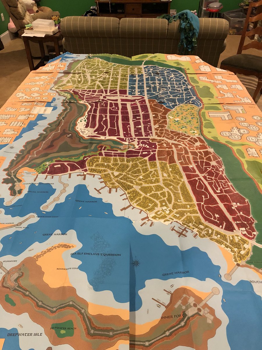 City Of Waterdeep Map Eric Menge On Twitter: "The Magnificent Map Of Waterdeep From The 2E #Dnd  City System! Looks Like I'm Going To Use It Again Shortly! #Dragonheist  Https://T.co/Sjak8E3L3U" / Twitter