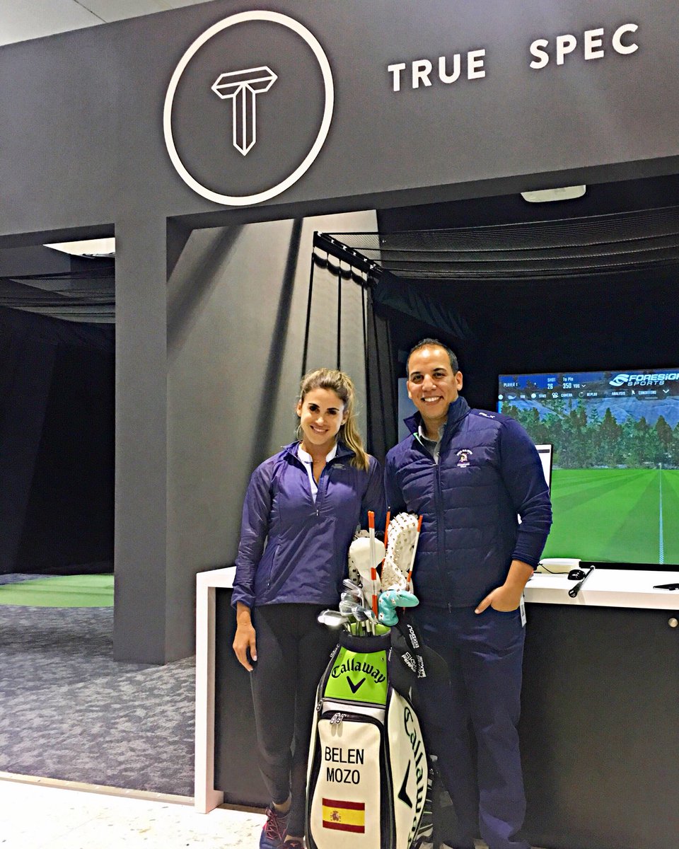 TrueSpecGolf's tweet photo. Had a great time working with @BelenMozo today at our #TrueSpecNYC studio! #TrueSpecGolf #AlwaysCustom #LPGATour https://t.co/YAz9JX0Gg1