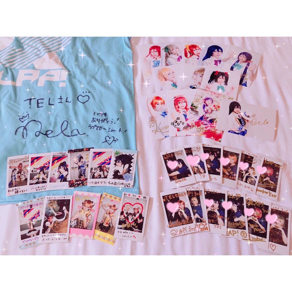___Huun's tweet photo. 今回の戦利品〜〜👏🏻
推しさんたくさんで幸せです😢💖

#QLAP3rd  
#ミューゼズ https://t.co/q0jLJQ2nfG