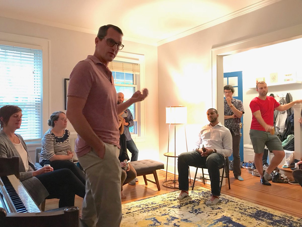 DrewPate41's tweet photo. The rain didn’t stop us today! After brunch in the 43rd District at @RHouseBaltimore at this week’s pop-up #Sobeachyhc, we hit the rainy pavement. We also attended a house party hosted by Richard &amp; Mary Bruno, where @HarrisForBmore and I shared our vision with local residents. https://t.co/p9oM15D0xZ