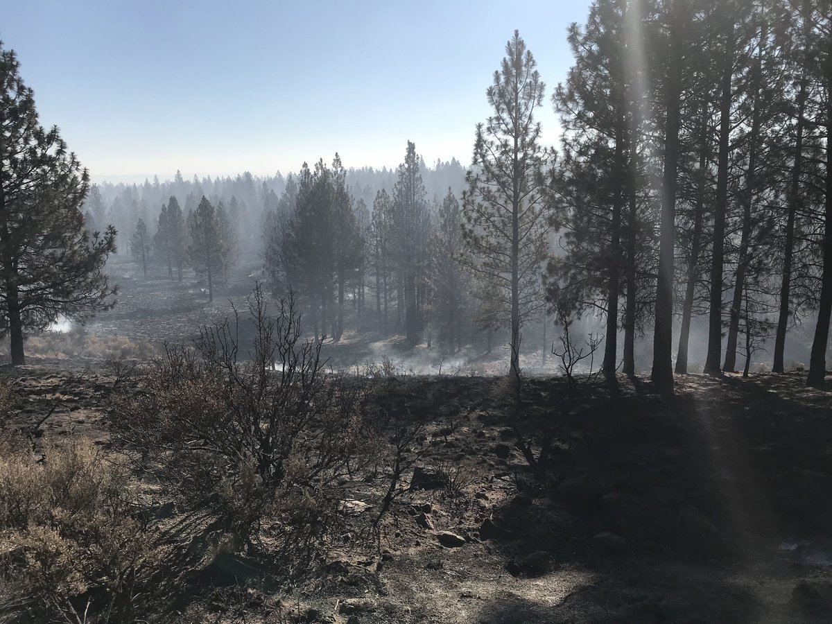 CentralORFire's tweet photo. The #TepeeFire remains 2,064 acres but is now 40% contained! Firefighters have worked hard to get this number and will continue the tedious process of mopping up until they reach 100%. https://t.co/Fh9onthmrz