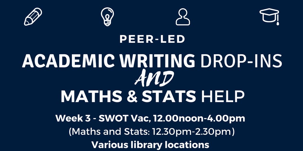 AcadSkillsMelb's tweet image. Academic Writing Feedback + Maths and Stats Help. For more information, see students.unimelb.edu.au/skills/peer-to…