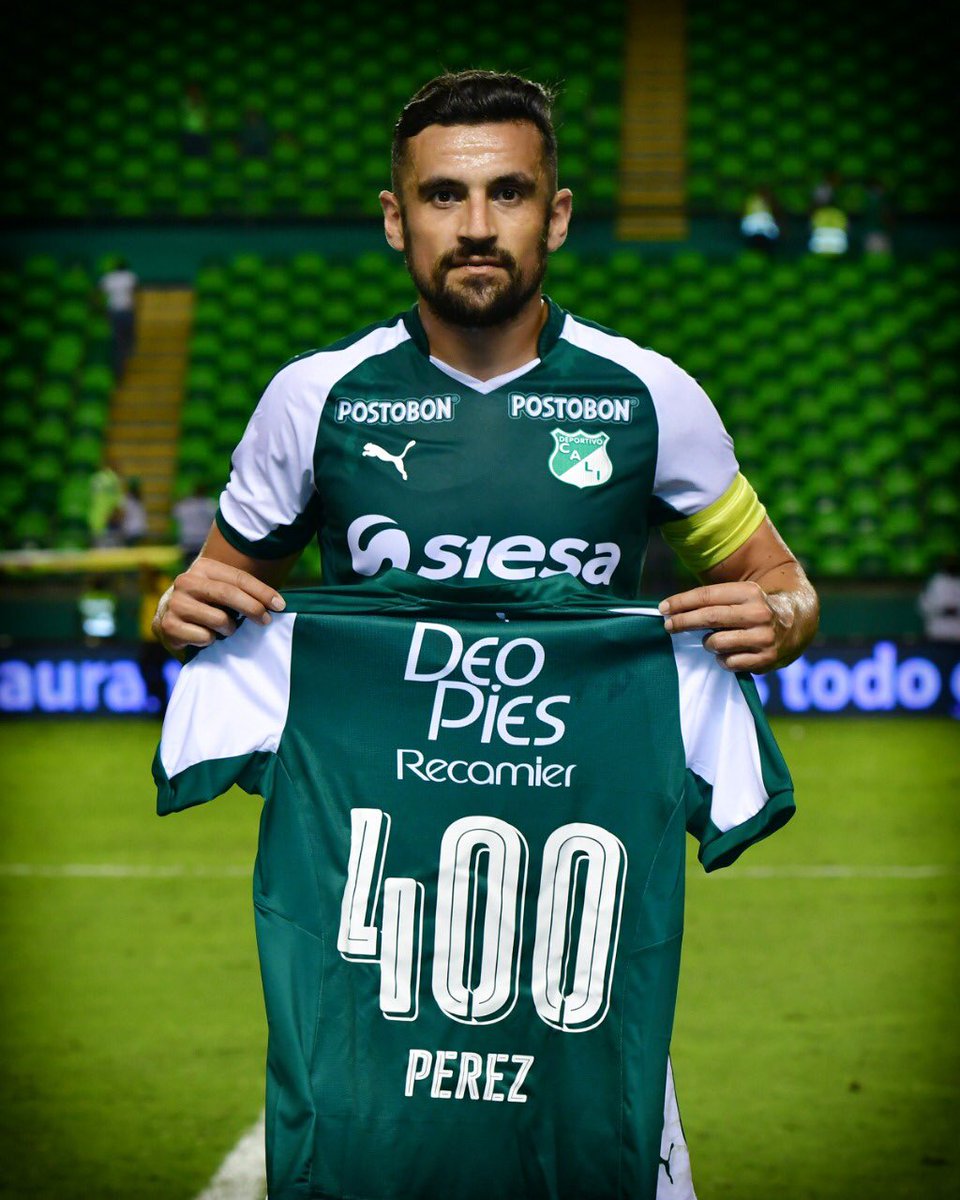 Un orgullo hacer parte de esta historia.  412 partidos vistiendo esta linda camiseta. Doble felicidad, buen triunfo  #VamosCali #JuntoAlCaliPorSiempre