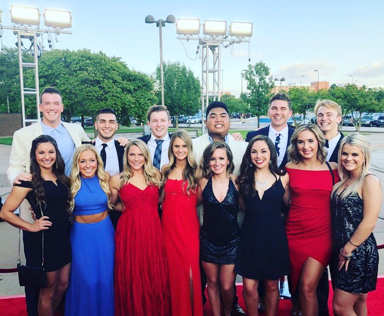 Always fun to get fancy for the Rock Chalk Choice Awards! #RCCA18