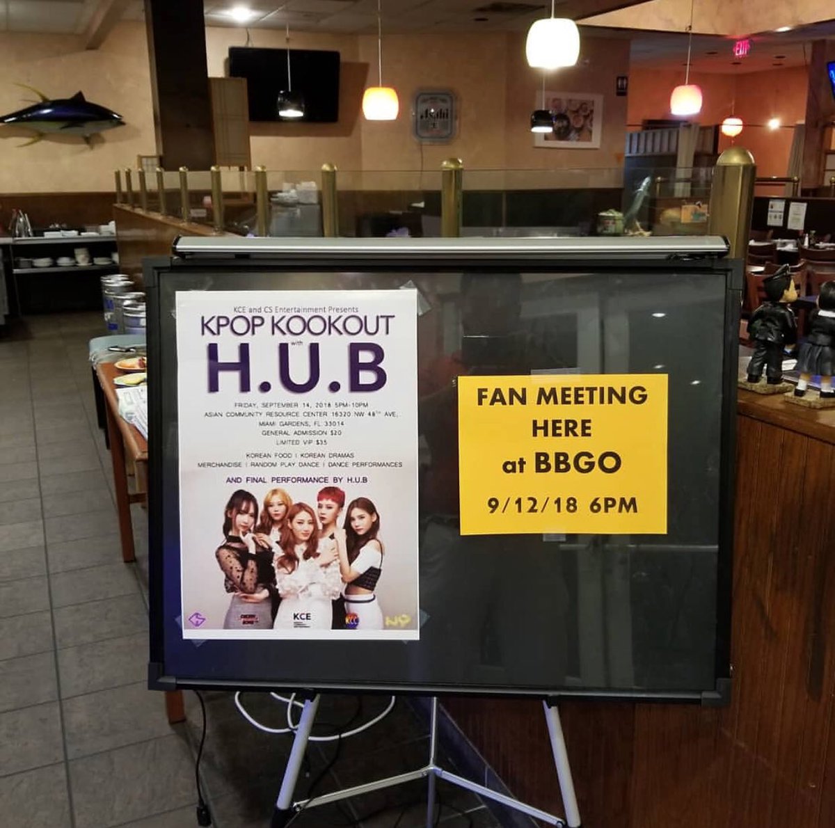 KajaEvents's tweet photo. Are you coming to the H.U.B fan meet at @ bbgousa on Wednesday, September 12th, 2018 in Florida? 🤤🤤🤤 Don’t miss the chance to eat and greet with the wonderful H.U.B girls! 💜 https://t.co/NMbWD3Ue3h https://t.co/2Ex6bWTZQF