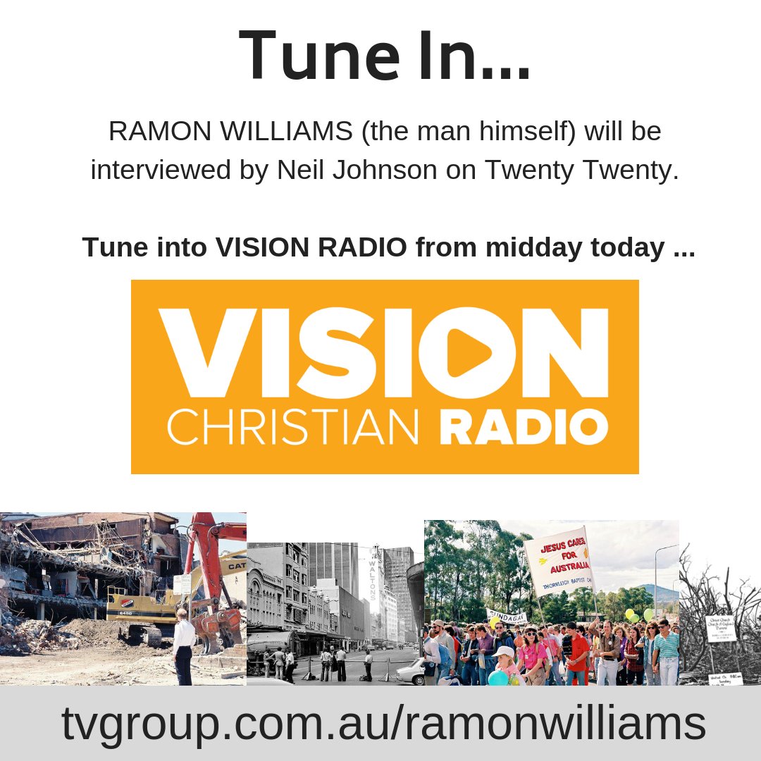 rwdoco's tweet photo. Tune In from midday to hear Ramon being interviewed on Vision Radio ... https://t.co/FhMHt8GEwe https://t.co/f5zjq9d7rU