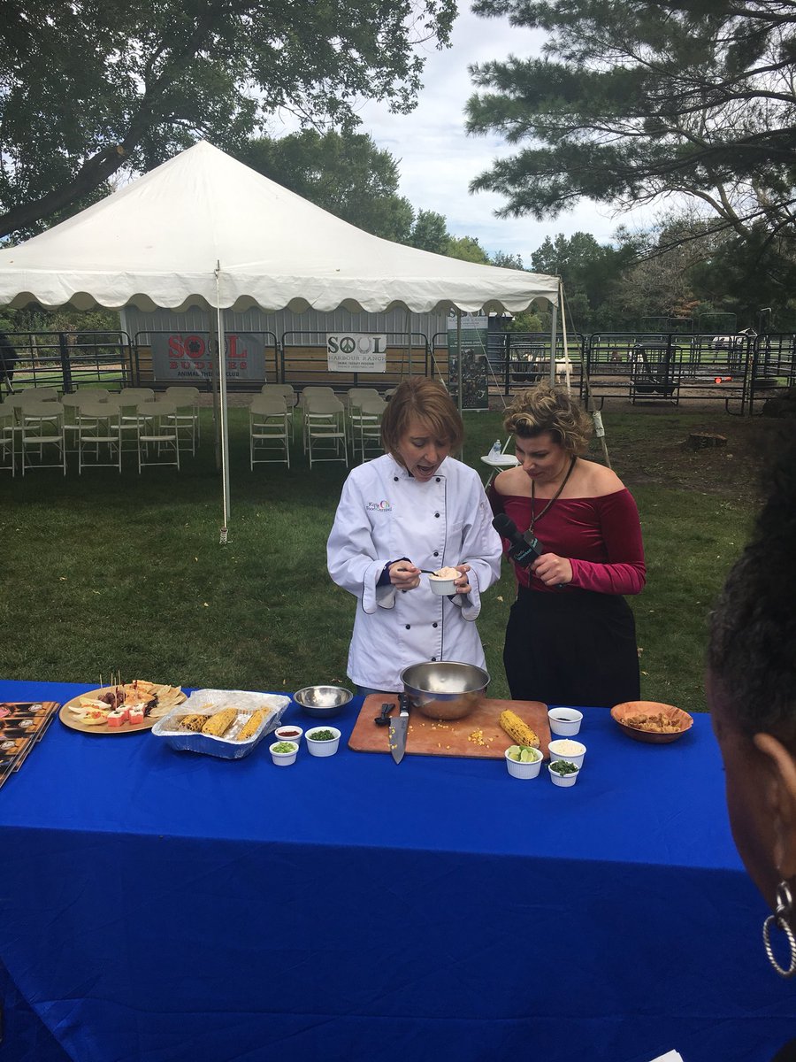 soulharborranch's tweet photo. It was awesome to have @CindyAshton at SOUL Harbour Ranch to tape the kick-off her TV show “Innovation Uncorked” and cross-promote with TV food host Katie 0’Reilly Of “Katie O’s Food Carnival. The taping of both shows made for a very innovative and yummy day!  @ktofoodcarnival https://t.co/5eFUnXFNy1