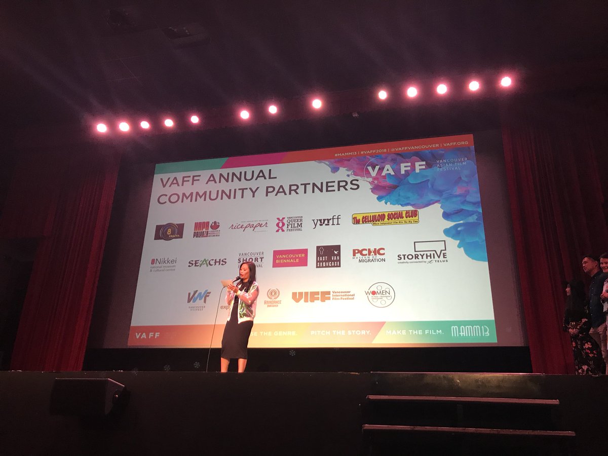 celluloidsocial's tweet photo. Happening now! @VAFFvancouver #MAMM13 screening @RioTheatre https://t.co/uInq34ci2D