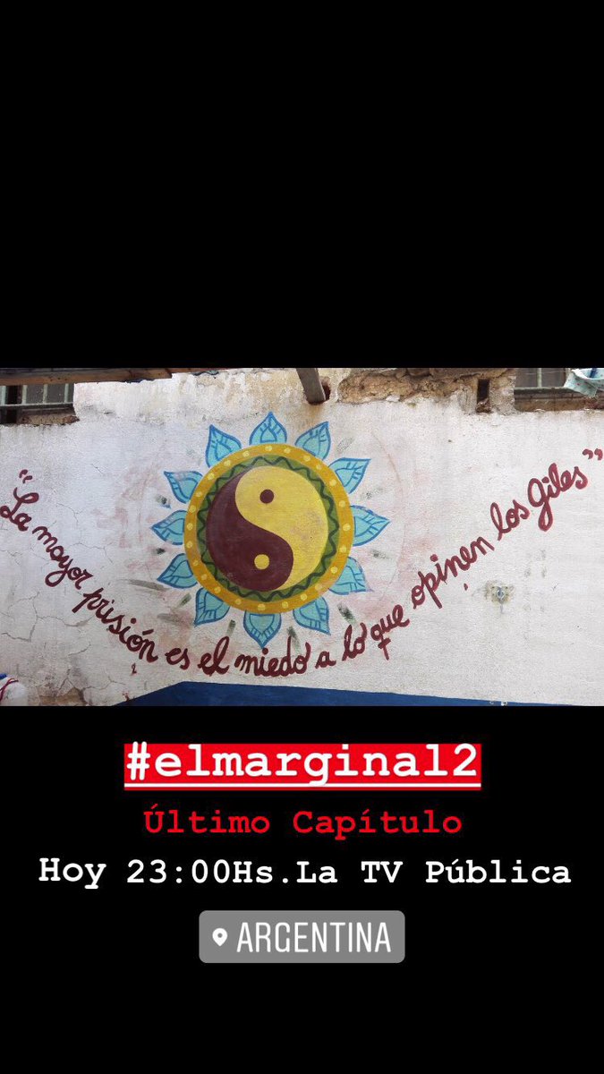 FioraBotto's tweet photo. #elmarginal2 https://t.co/qWSLHZs00n