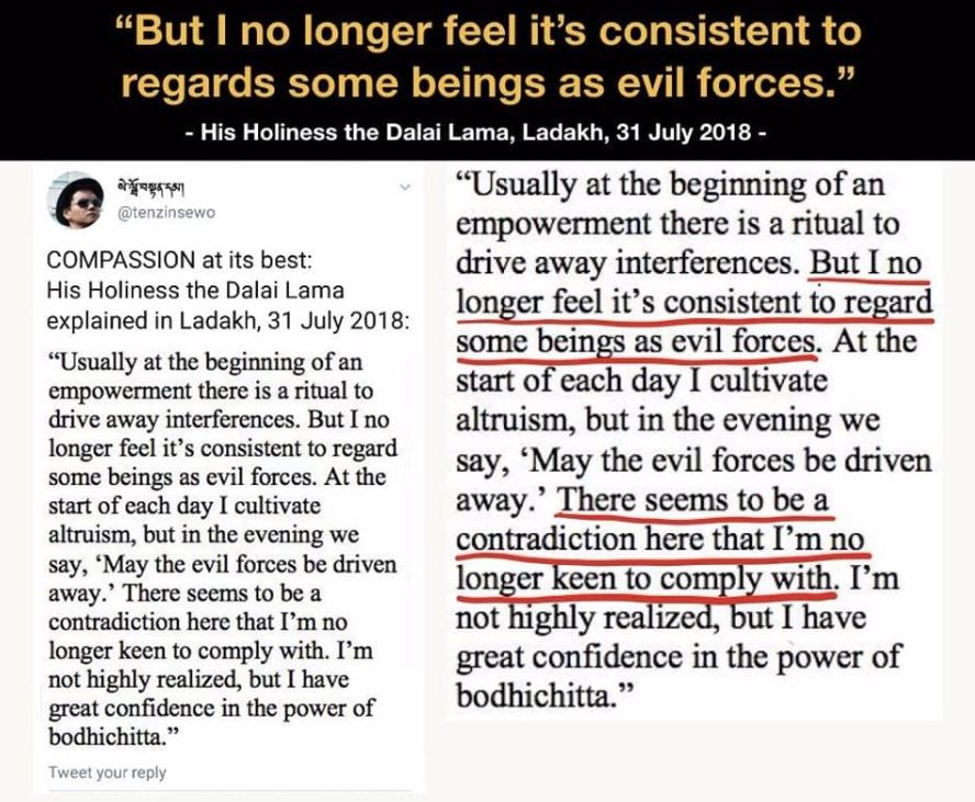 TrumanBobby's tweet photo. Bob: And now this abt no regarding #people as #evil which contradicts our #hatespeech against #Shudenpas as #evil #demon #worshippers #WhatWouldBobDo #WWBD #RobertThurman #BobThurman #TibetHouseUS #Menla #DewaSpa #MettaMinute #Tibetan #Buddhism #Tibet https://t.co/fy5i62MD8P