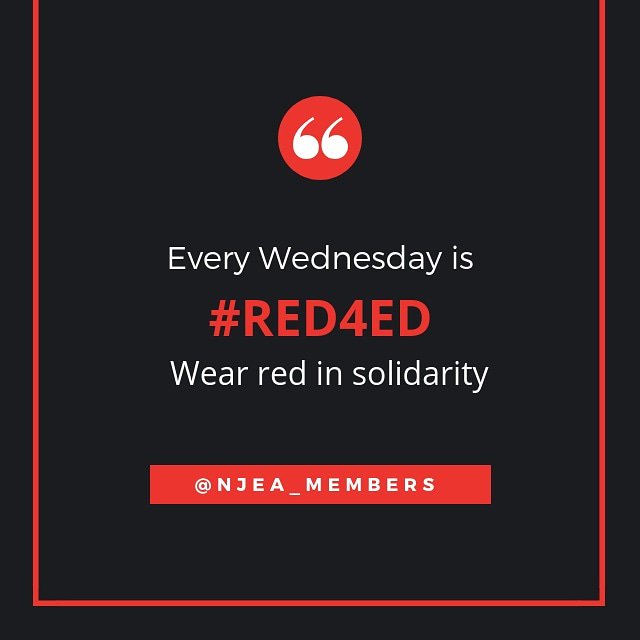 MembersNjea's tweet photo. #Red4Ed #RedForEd #Ch78reliefNOW #morethanascore #Each1Reach1 https://t.co/eSNVLK0L9x