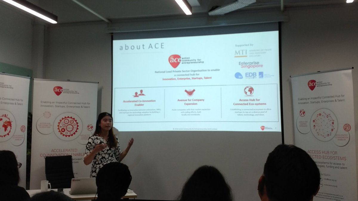 Hearing about the #startup ecosystem here in Singapore <a href="/ACE_Startups/">ACE Ltd</a>. #GlobalEntrepreneurship