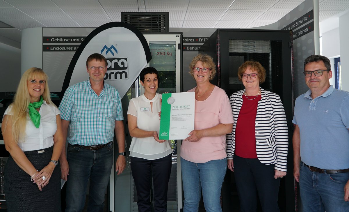 Ausgezeichnetes Gesundheitsmanagement bei apra  👏

apra.de/aktuelles/ausg…

#certification #aok #gesundheitsmanagement