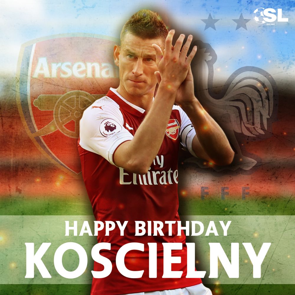 Laurent Koscielny is turning 33 today! Join us in wishing the Arsenal skipper a Happy Birthday! 
