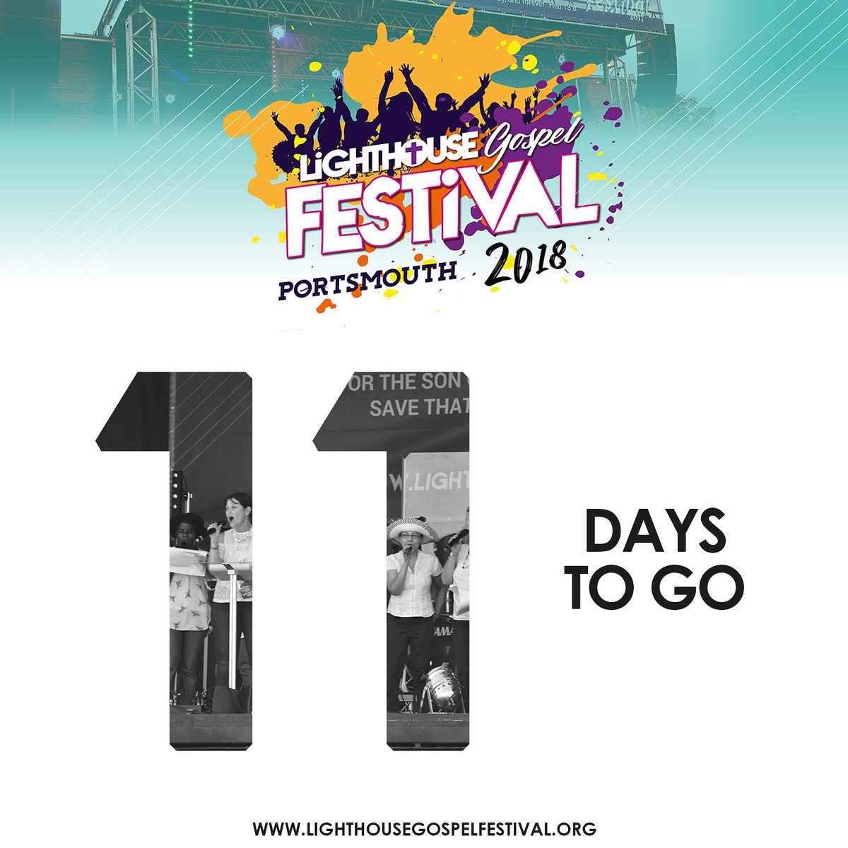 LGF_2018's tweet photo. 11 days to the Lighthouse Gospel Festival PORTSMOUTH 2018! Have you told someone about this Festival?
#LGF18 https://t.co/nvIaej1y1s