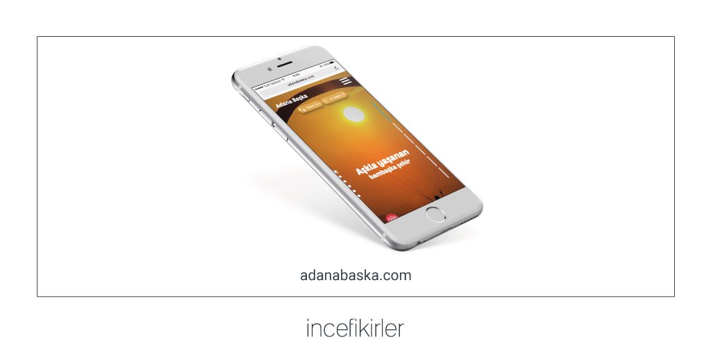 incefikirler's tweet photo. Geleneksel marka danışmanlığındaki "üstün değer katma" ilkesini dijitalde de sergileyen İnce Fikirler, son harikası Adana Başka ile şimdi finalist.
.
https://t.co/afstZpzRZk 
.
#incefikirler #adana #adanabaska #altınörümcek #finalist #marka #kent #karakter #web #ödül #konsept https://t.co/laSTeYRf3f