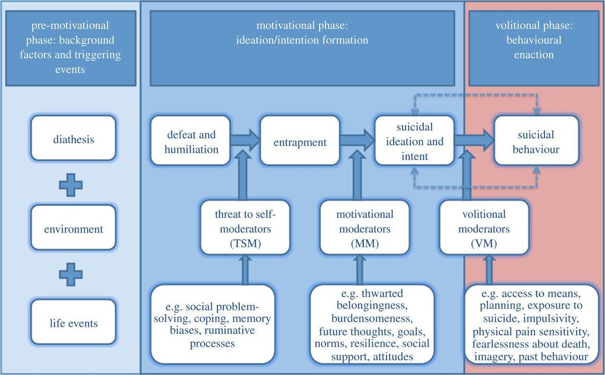 Mental_Elf's tweet photo. Today on #WSPD we present a lovely clear blog about the updated Integrated Motivational Volitional model of suicidal behaviour.
Tx to @DrAPitman @lisa_marzano for writing the blog, & of course huge tx to @suicideresearch @LivveyKirtley for the #IMVmodel https://t.co/nH4abjNxNr https://t.co/MqebtoleQU