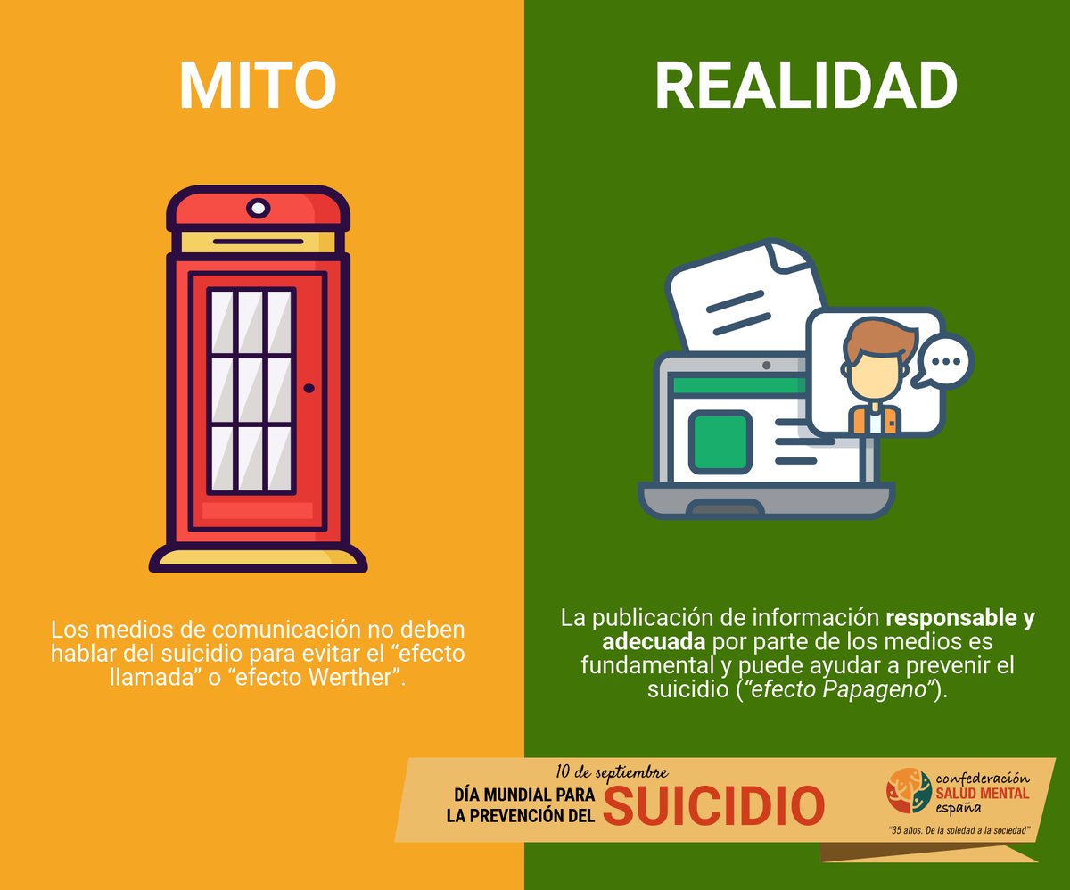 a_tafur's tweet photo. 🔇 En torno al #suicidio hay muchos mitos, mucho silencio y mucho tabú. 
Desde @consaludmental se lanza #HablaDelSuicidio 🗣️para visibilizar una realidad que afecta a miles de personas cada año en España (10 personas cada día). https://t.co/MovBlCnoiD