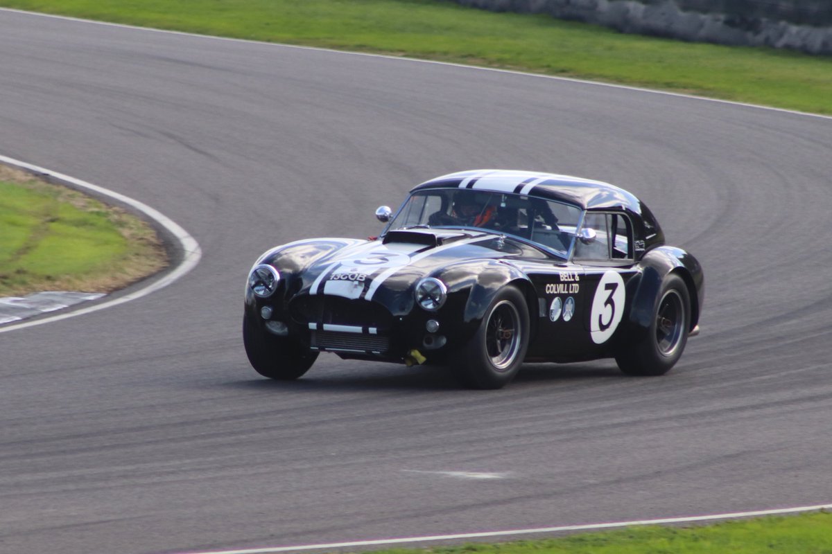 Tomcob427's tweet photo. Cobra with a little bit of battle damage at Goodwood! #MuscleCar #Cobra #ACCobra #DerekBell #Shelby #RACTT #Goodwood #GoodwoodRevival https://t.co/EG9Keo8Edc