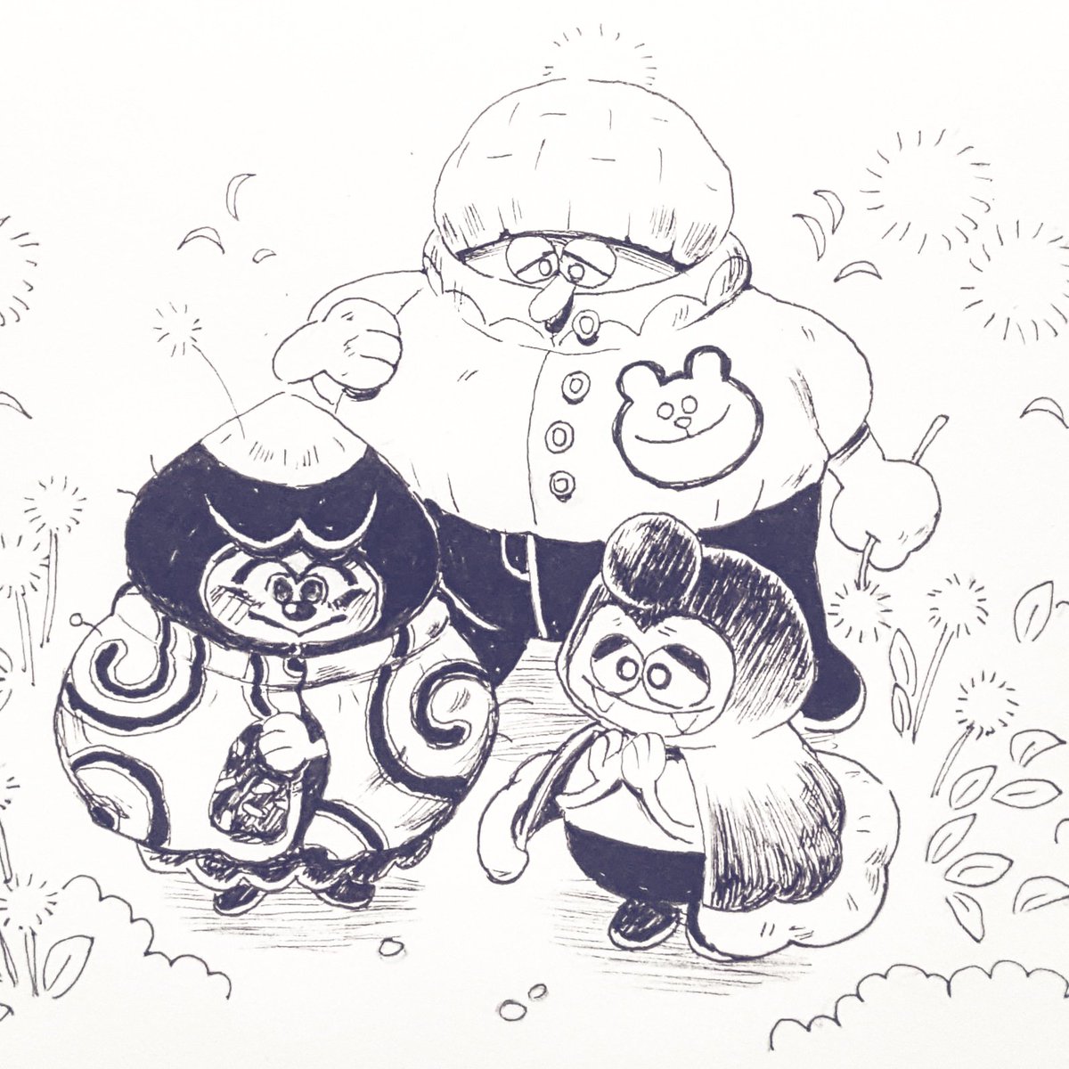 me, me in a space suit, and some nervous but optimistic children, doodles from the last week or two
(ノ*°▽°*) ! !