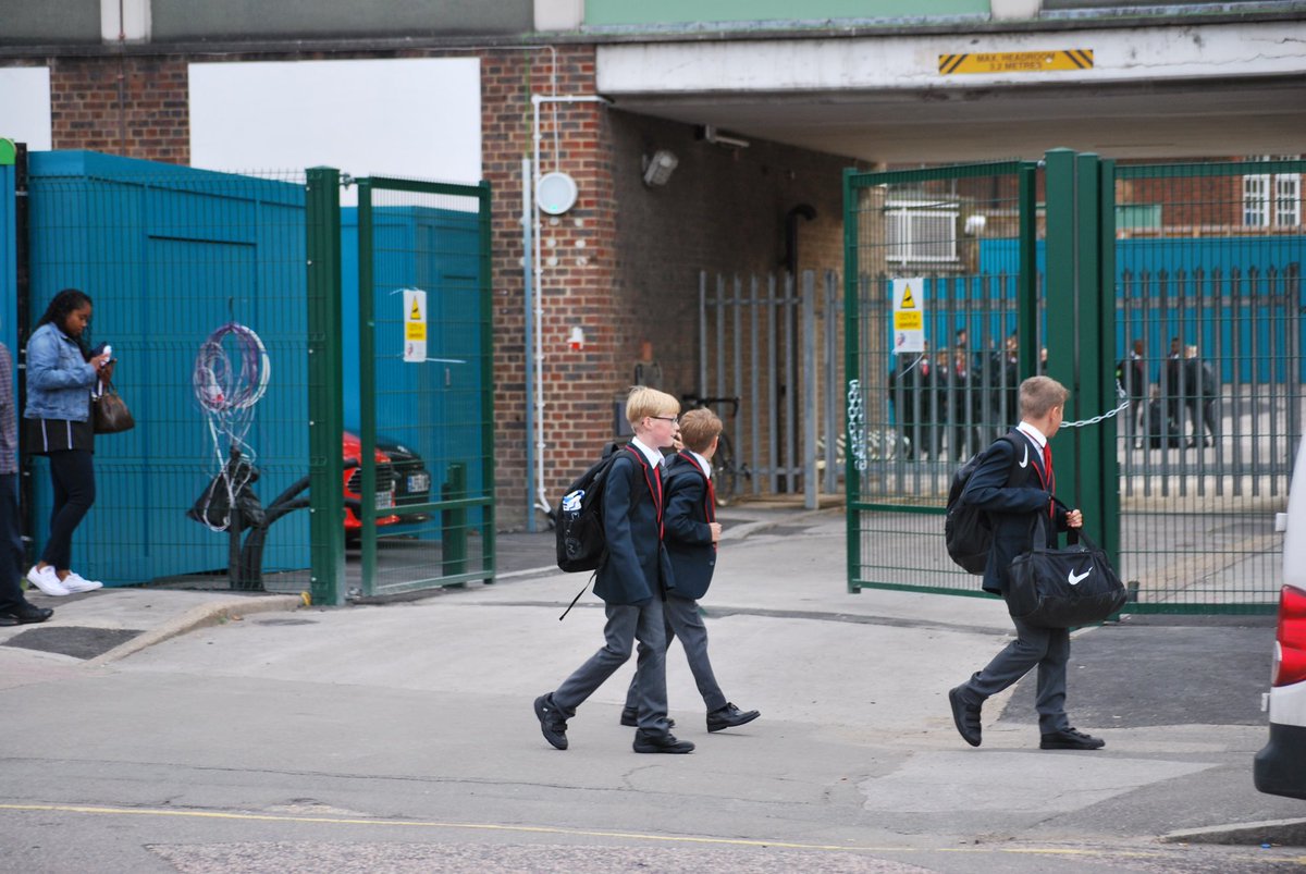 andrewjruck's tweet photo. They promised to walk and that’s what they did #BWSFB #wearebullers. Next year’s destination will be St Hugh’s. So proud to see all these smart boys walking to School on their first day. A great sight to behold @LBofBromley @ESFAgov ? https://t.co/dZjvZvxjtn