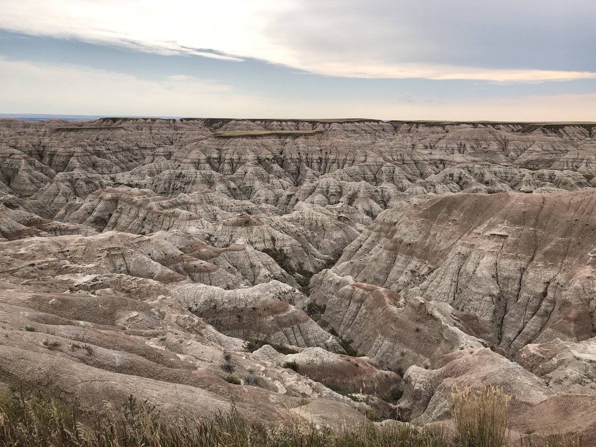 FaustLew's tweet photo. Badlands east of Rapid City, SD is an incredible site. https://t.co/BzxW4P2vKc