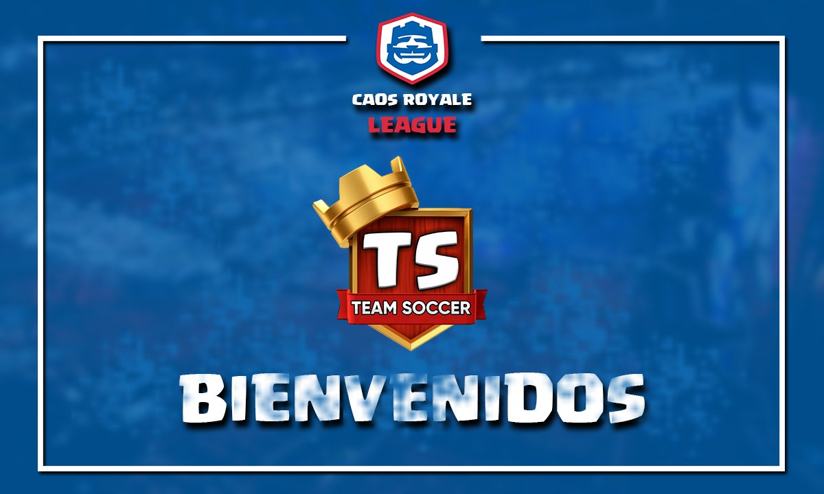 (7/8) Damos la bienvenida a <a href="/Team_SoccerCR/">Team Soccer</a> 
¡¡Buena suerte!!