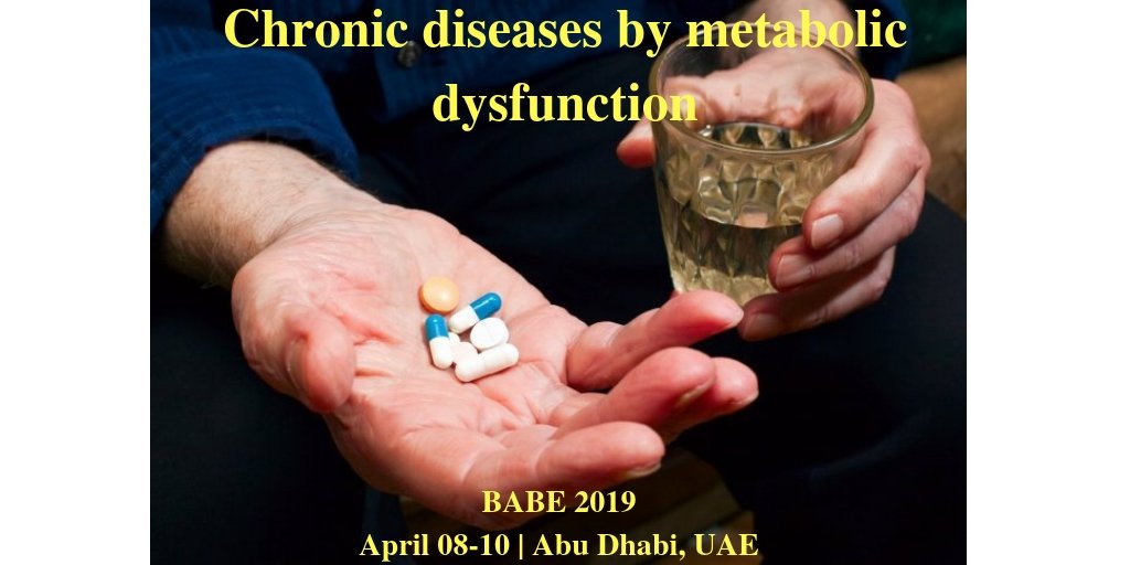 BABE2019cong's tweet image. #Medical_specialists currently place that #chronic_disease is basically the result of the regular #healing_cycle getting to be blocked, particularly by disturbances at the #metabolic and #cell_levels.
#bioavailability #phramacology #pharmacokinetics
link: …valence.pharmaceuticalconferences.com