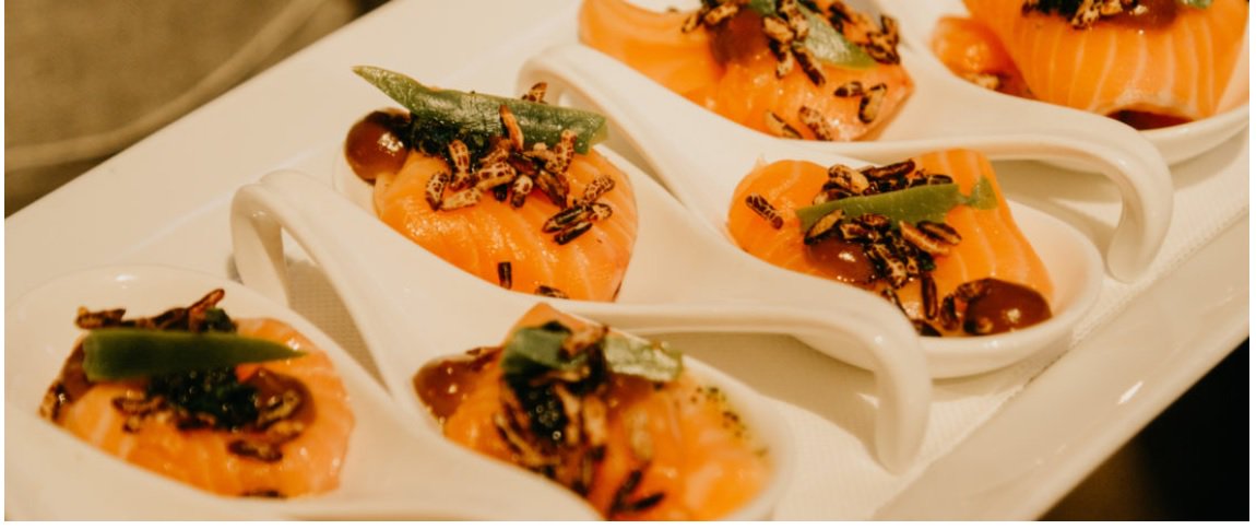 2018 Young Chef National Finalist Georgia Doherty @georgiaannedoherty from Qualia <a href="/qualiaresort/">Hamilton Island</a> in sunny Queensland created this delicious canape for our Awards Evening using Ora King Salmon @orakingsalmon check out the recipe appetiteforexcellence.com/category/recipe