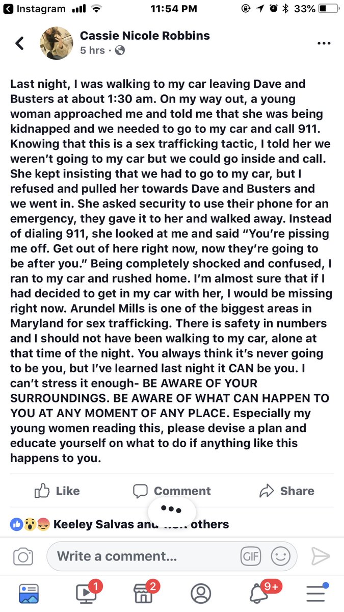 _audriauna's tweet photo. This shit is happening too close to home. Girls be aware of your surroundings always. If you feel something isn’t right trust your gut. https://t.co/czQ0O6xTAo
