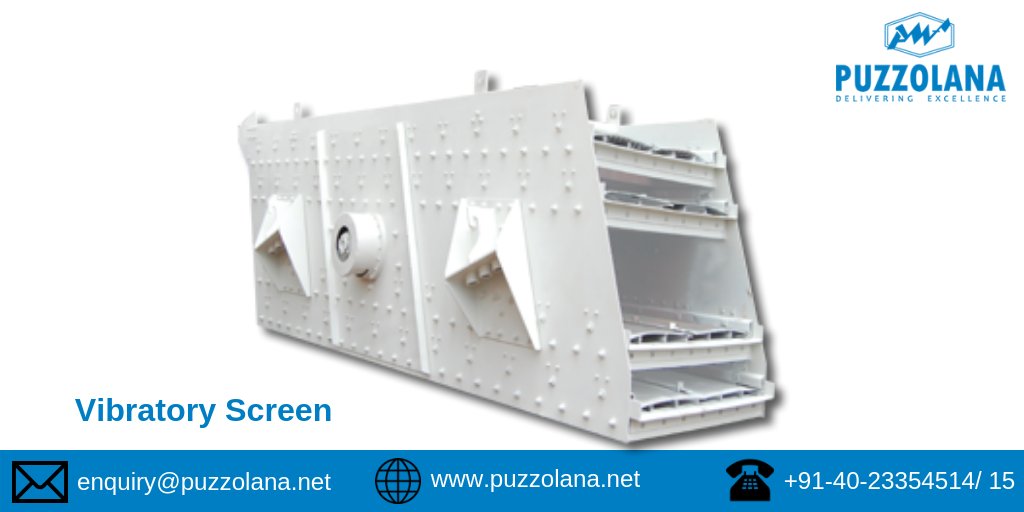 puzzolanaindia's tweet photo. #VibratoryScreens
Our Centre shaft Screens are specially designed for bigger, medium and fine size separation applications.
For more details do visit our website @ https://t.co/8qDLpFAbPM
#Screens #VibratoryScreen #Puzzolana https://t.co/xIzxa1kM0c