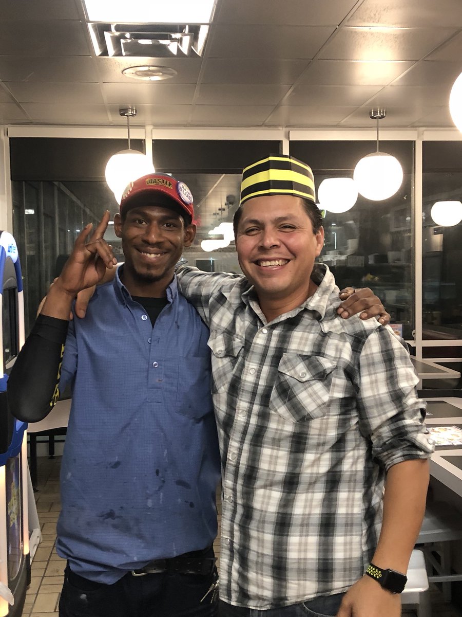 DiamondsHEARTX's tweet photo. Having a late dinner with our favorite Waffle House Associate #WhosYourAllStar De’terell @ North Charleston, SC! https://t.co/jgqnXsSEiN