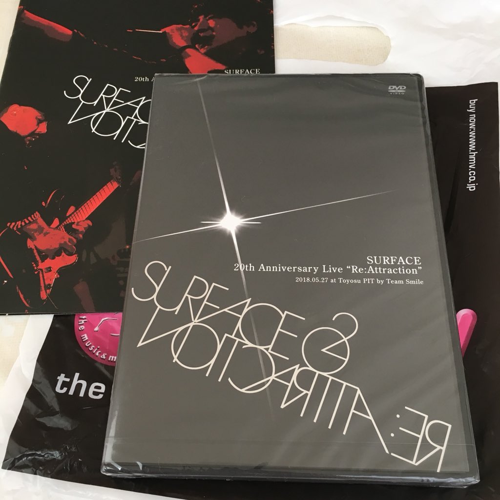 taka26619's tweet photo. こちらのDVDもいいですよ😊
#SURFACE
#DVD
#ReAttraction https://t.co/r79WBPmjSw