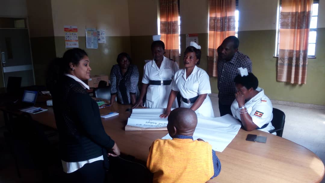 EnabelinUganda's tweet photo. As we endeavor to ensure that the trainings we have carried out in beneficiary organizations (BOs) take root, our #SDHRproject has embarked on a coaching exercise aimed at supporting beneficiaries put in place their action plans drawn after each training #SDHRupdate @AlexBrecx https://t.co/tKphgJgM3I