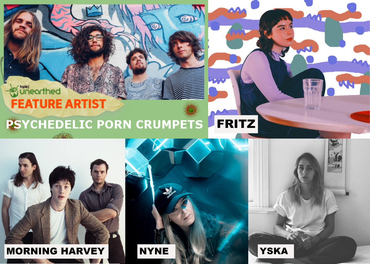 Perth psych-lords <a href="/porncrumpets/">Psychedelic Porn Crumpets</a> are this week's <a href="/triplejunearthd/">triple j Unearthed</a> Feature Artist! They're all about their "hong lair &amp; reavy hiffs" &amp; are about to set foot overseas for a run of tour dates. We're also spotlighting new music from <a href="/fritzkidtweets/">FRITZ ✰</a>, <a href="/MorningHarvey/">Morning Harvey</a>, <a href="/NYNEMUSIC/">IX</a> &amp; YSKA.