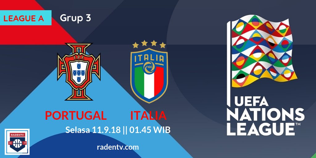 Raden_TV's tweet photo. #KuisRadenTV berhadiah buku untuk 2 org!

1. RT tweet ini &amp; screencrap waktu kalian nonton Portugal vs Italia nanti. 
2. Beri caption semenarik mungkin. Kami akan memilih 2 org yg beruntung.
3. Kuis berakhir saat full-time
 
Link streaming #PORITA >> https://t.co/5W8GmOa1ix https://t.co/bXQ0KguBpZ