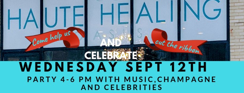 It's official, and your invited. Haute Healing Oasis is here for you and all your holistic healing needs. From anxiety and cardiovascular issues, back and joint discomfort to sleep and stress issues we have you covered. Come celebrate with us!