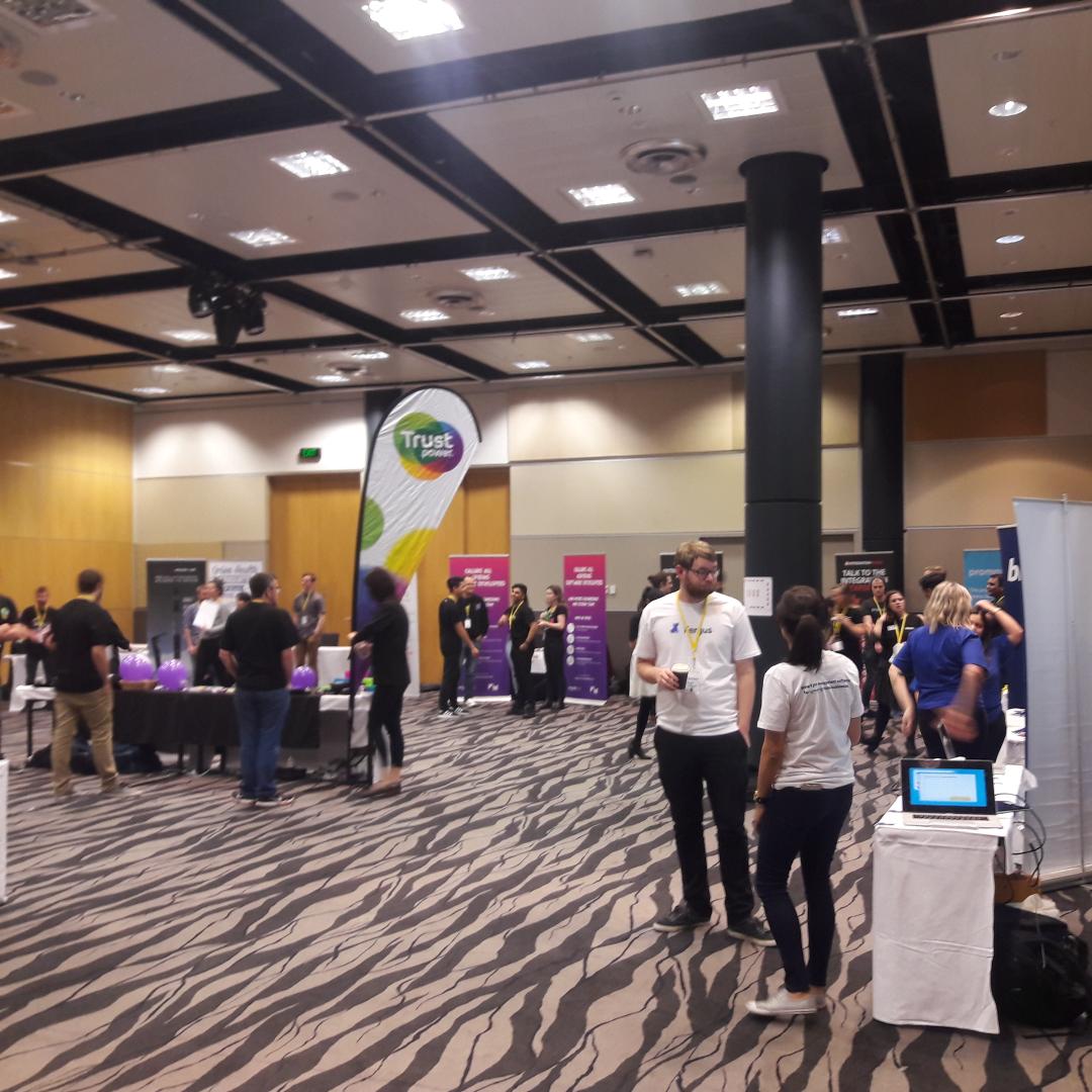 summeroftech's tweet photo. the calm.... the storm! Meet &amp; Greet Auckland is underway #SoTAKL https://t.co/anRXcmYJeL