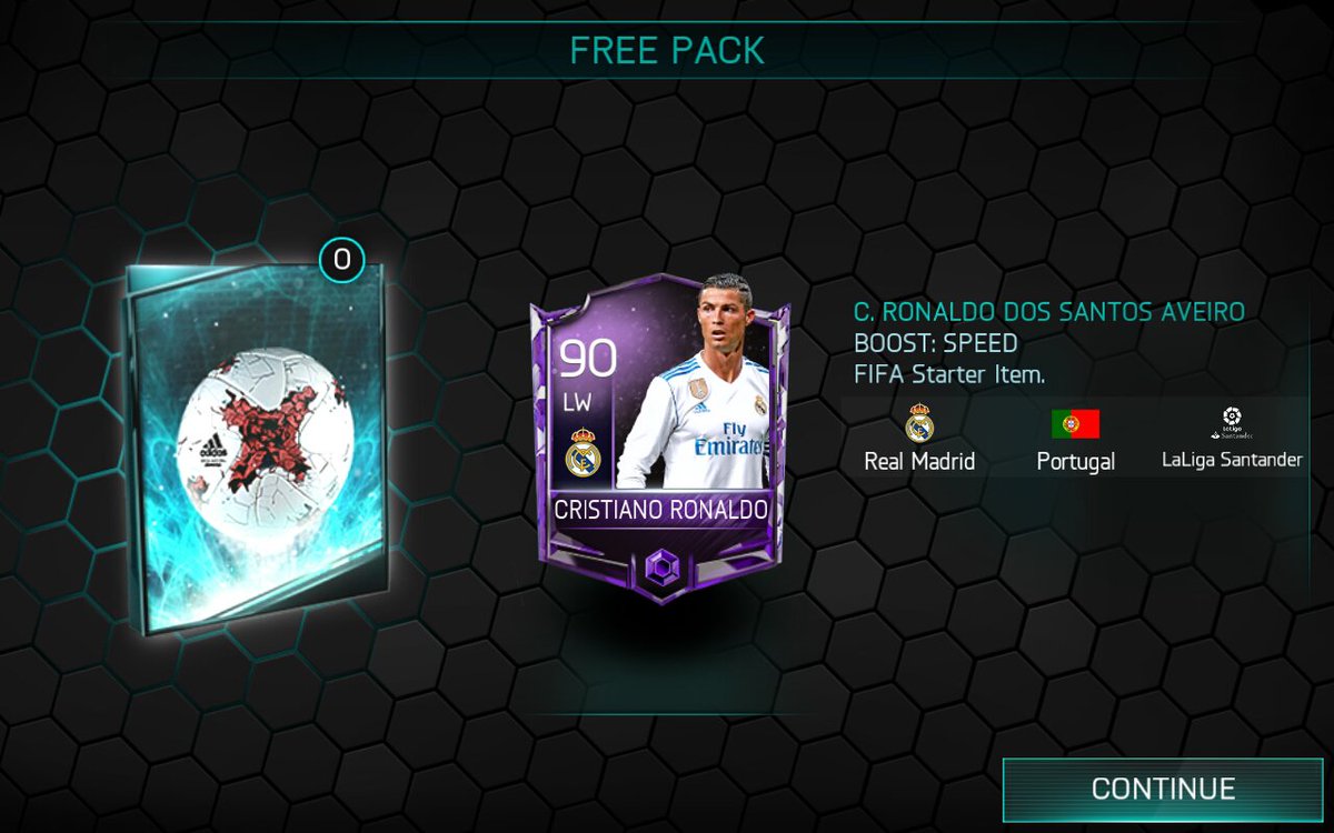 FPLUnitedo's tweet photo. #Alhamdulillah CR7 in Free Pack! 😲 I'm blown away... 😍🙌🤩 #FIFAMobile #F2P @zahfansuri @ValdrinKRASNIQ8 @SpyTheGreek @PandaPlayz_Fifa @amt5791 @Diospada11 @KampfhundEric @GSTARFIFA @HiMiriamWhatsUp @Joost1055 @DavJacobs @Aziz_Khan27 @Bakul0007 @ChiragPRaut @V1k77 @mannyfifa18 https://t.co/PepuNBu6Oi