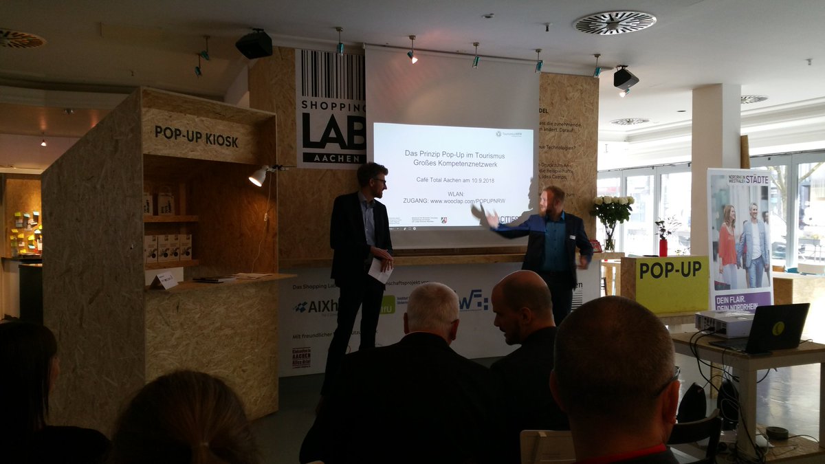 Veit_Lawrenz's tweet photo. Das Prinzip #Pop-Up im #Tourismus
Großes Kompetenznetzwerk des @TourismusNRW
#Shoppinglab #Aachen #PopUp
# https://t.co/BzTeCYE6nY