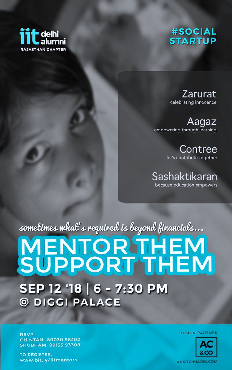 IITDAARAJ's tweet photo. Another one in the series of giving back! These #Social Enterprises need your #support and #mentorship  @iitdaa  @paniitalumni  @chintanbak Know more: https://t.co/2r0g9FfQhV https://t.co/uLRiaqo5ip