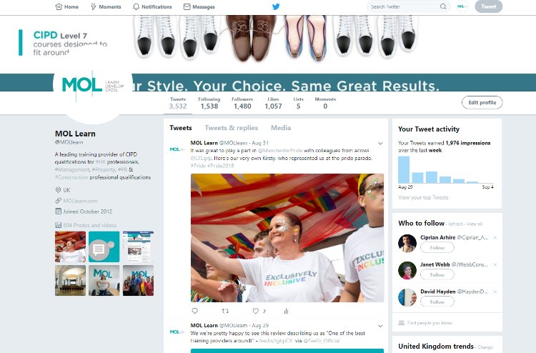 MOLlearn's tweet photo. Join @Gary_Cookson in our September #PerformancePuzzle Webinar as he explores the best ways to utilise social media to engage with and teach staff. Register now via: https://t.co/jraK3t3bwB https://t.co/yj3DlgFlwp