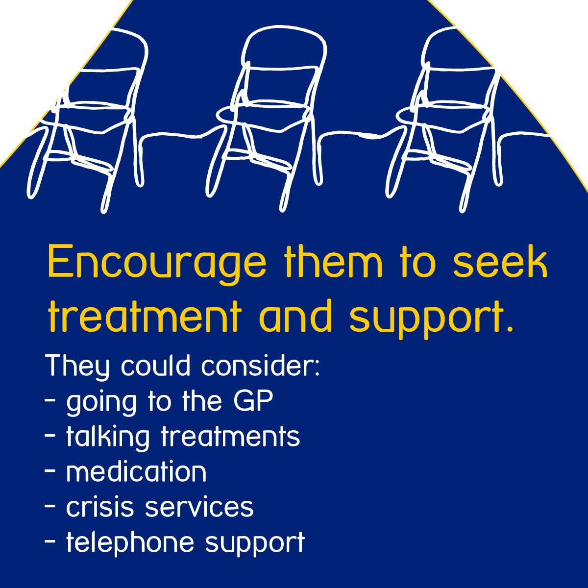 MindCharity's tweet image. It can be distressing if you're worried about someone who feels suicidal. You may feel unsure of what to do, but there are lots of things that might help. #WSPD bit.ly/2M2dirZ