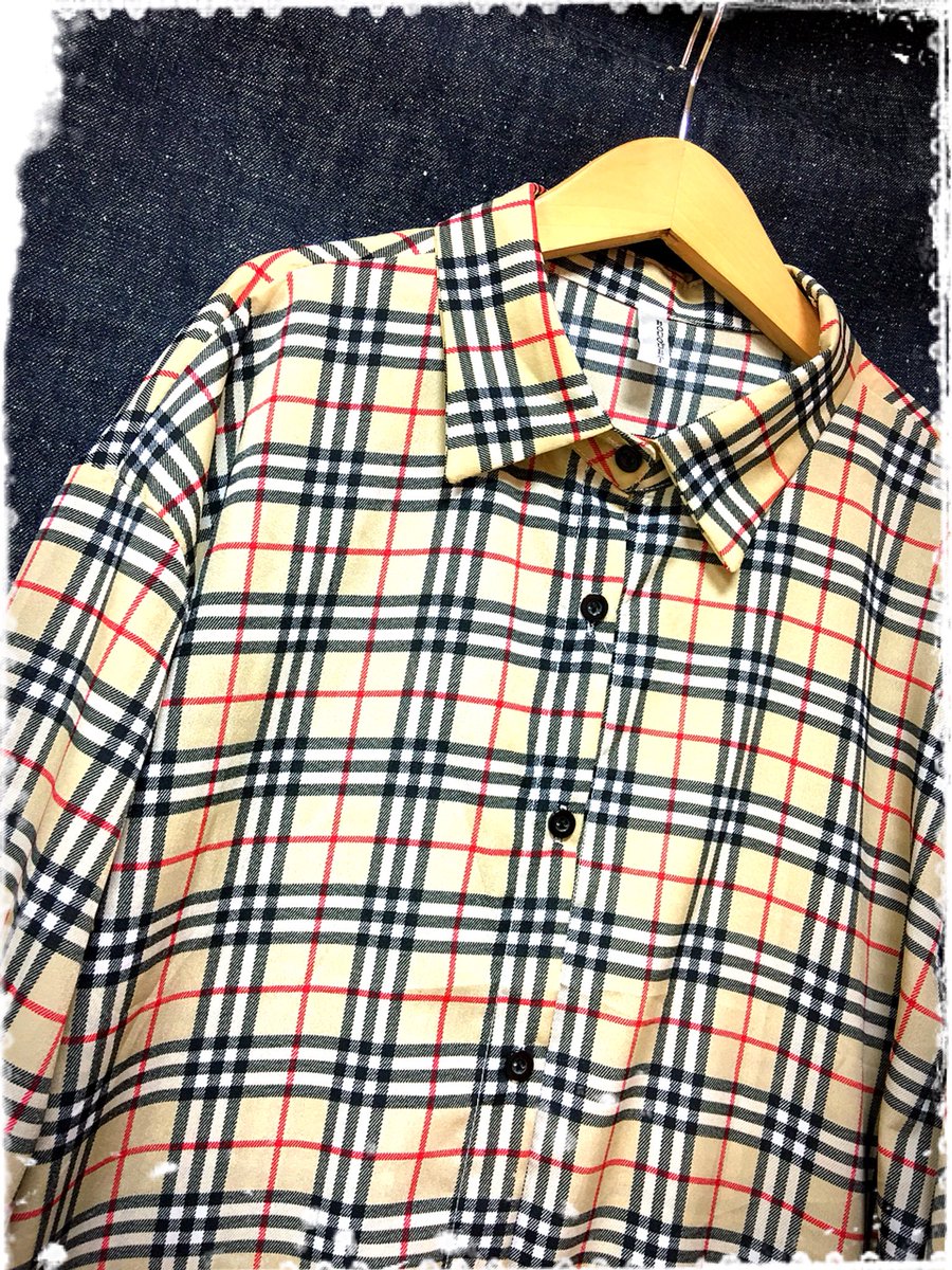 Kaya Select Remake בטוויטר 旅立ちました ありがとうございます 軽やかなシフォンシャツワンピース バーバリー調の柄で 旬のコーデを 中野ブロードウェイ 古着屋kaya セレクトショップ セレクトアイテム 80sヨーロッパ古着