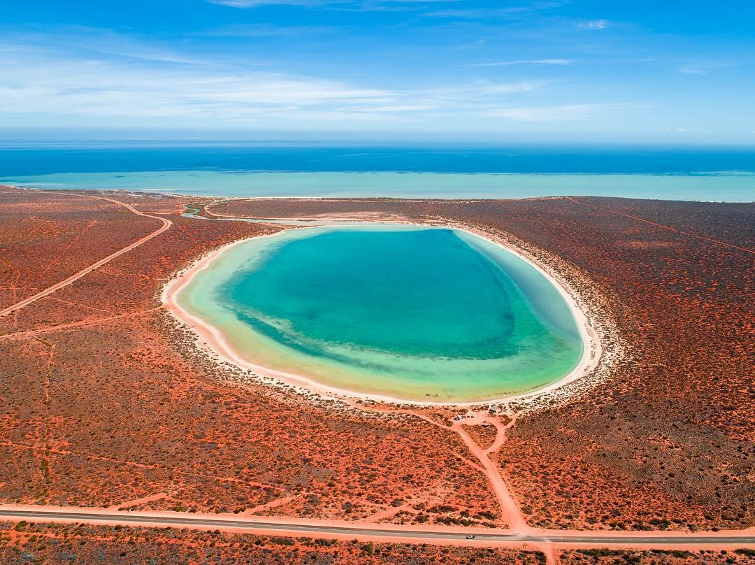 Australia's tweet photo. Little Lagoon on @thecoralcoast makes for a seriously spectacular sight 💙

(via IG/rushinroulettephotography in @WestAustralia) #SeeAustralia https://t.co/DkBd2dxooy