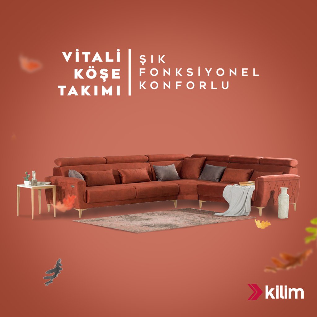 kilimmobilya's tweet image. “Eylül’de Kilim esintisi… ” Eylül’ün cazibesini hissetmek isteyenlere, “Şık, Fonksiyonel ve Konforlu” bir öneri: 😉 Vitali Köşe Takımı. buff.ly/2wTx04u
 #Corner #Kilim #CornerSet #Style #Design #Tarz #Furniture #Mobilya #Dekorasyon #Koltuk #Sofa