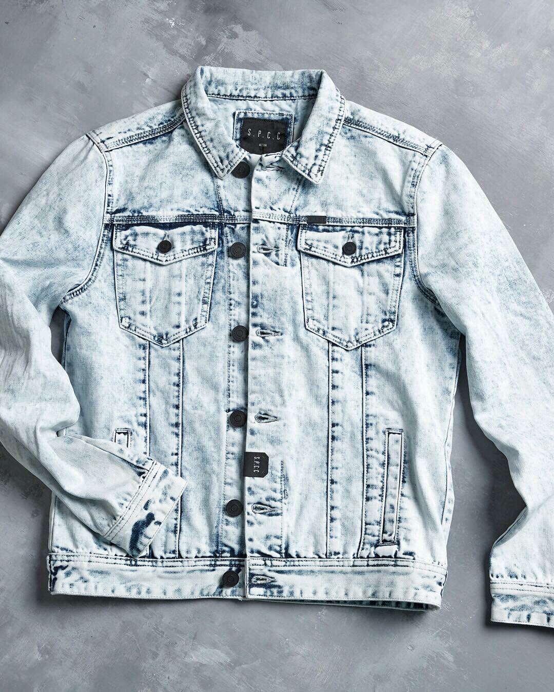 warriors denim jacket